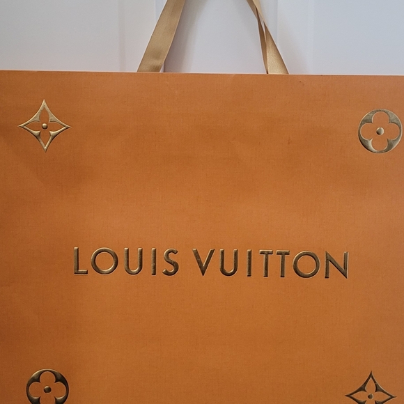 Authentic LV Holiday Paper Bag Tote 19.5" x 16" x 9" - Picture 2 of 10